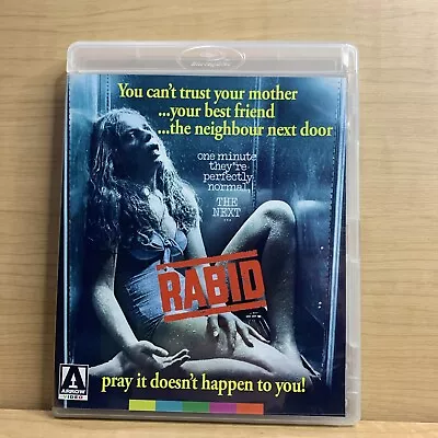 David Cronenberg's Rabid (Blu-ray DVD Region B Booklet 1976) Arrow Video • $29.99