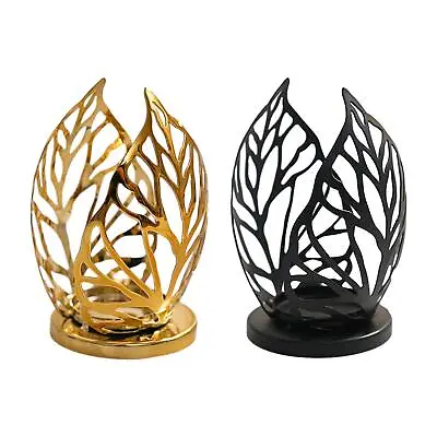 Leaf Candle Holder Valentines Decor Scented Candle Pillar Candle Ornament • £9.52