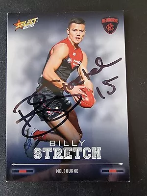 Melbourne Demons Afl Football Signed Cards X 4 Billy Stretch • $10