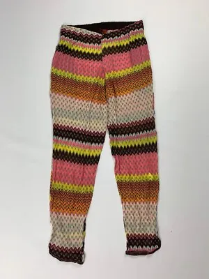MISSONI MARE Chevron Zigzag Print Multicolor Pants Trousers Size 38 / W26 • $94.95