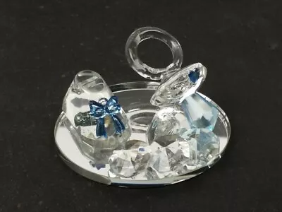 Verdici Design Bomboniere Miniature Glass Baby Shoe Pacifier Decor (PL80) • $9.51