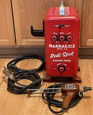 Rare Vintage Marquette Redi-Spot Power Pack 23b Welder W/ 21A Gun • $339.99