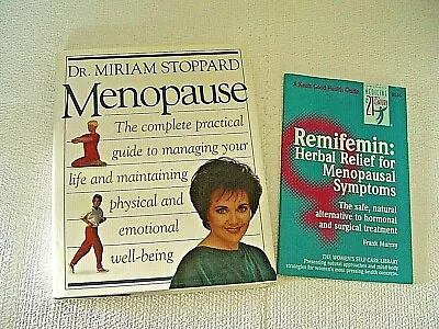 2 Books Menopause Complete Practical Guide Stoppard Remifemin Herbal Murray Book • $20