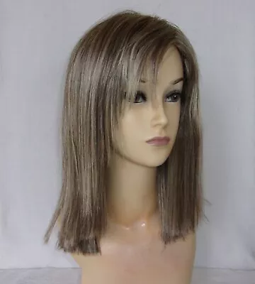 Gabor Stepping Out Wig-Large-Mono Part-Long Blunt Cut-Toasted Pecan • $58