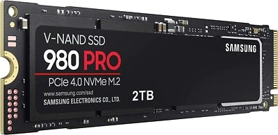 $229 • Buy Samsung 980 PRO 2TB PCle 4.0 NVMe M.2 SSD MZ-V8P2T0BW 7000/5100MB/s