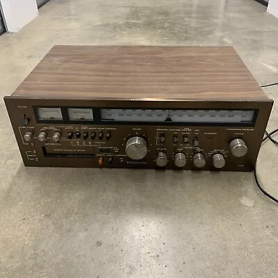 Vintage Panasonic RA-6600 FM AM Stereo Receiver With 8 Track Player & Recorder • $154.99