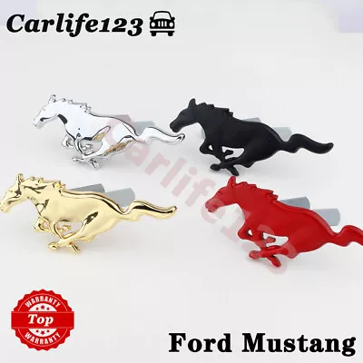 For Ford Mustang Logo Metal Sticker Car Front Bumper Grille Buckle Emblem Badge • $16.18