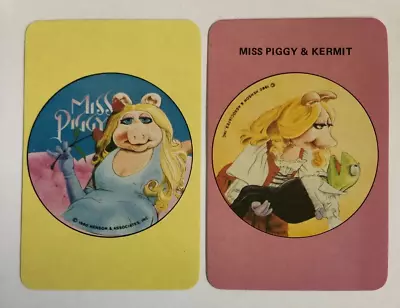 Miss Piggy Kermit Frog Puppets Vintage MUPPETS Kids Cartoon Newsagent Swap Cards • $3.50