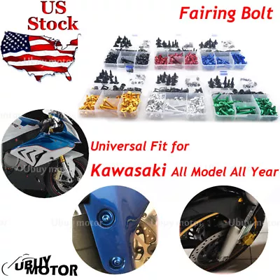 CNC Complete Fairing Bolts Kit Bodywork Screws Fasteners Nuts For Kawasaki Ninja • $24.15