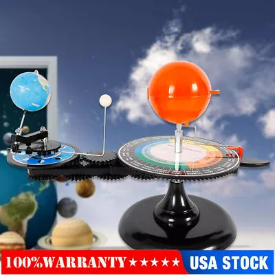 Solar System Earth Moon Sun Orbital Planetarium Model Children Educational Tool • $42