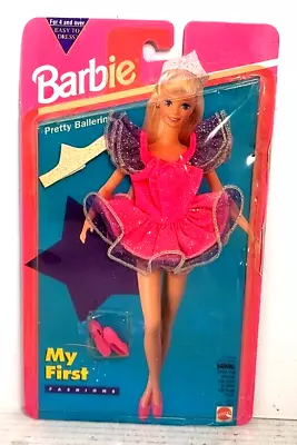 Barbie Pretty Ballerina My First Fashions Dress Shoes Crown Mattel New Vtg 1994 • $24.99