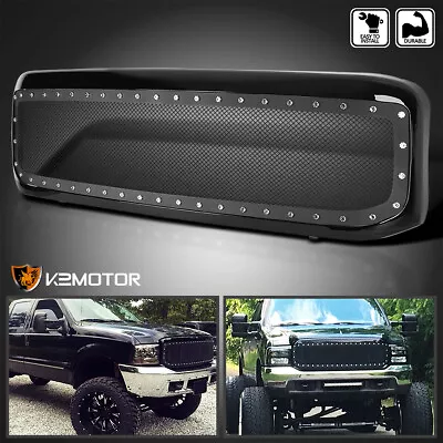 Fits 1999-2004 Ford F250 F350 Super Duty Mesh Rivet Bumper Hood Grille W/ Shell • $126.88