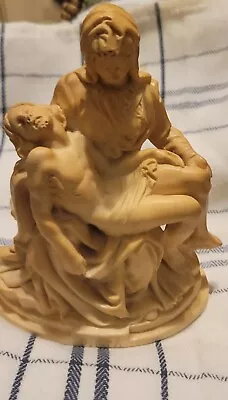 Signed Vintage A Santini- Sculpture Figure Mary & Jesus  Made In Italy • $25