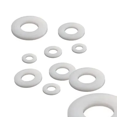 Nylon Washers Natural Colour & Penney Washer Options Natural Colour M2 To M24 • £2.99