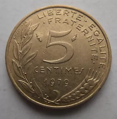 France 5 Centimes 1979 • $1.86