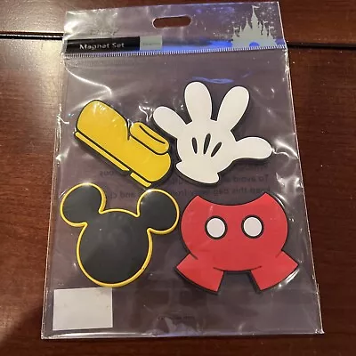 Mickey Mouse 4 Magnets Clips Authentic Walt Disney Parks Glove Sealed & New • $9.95