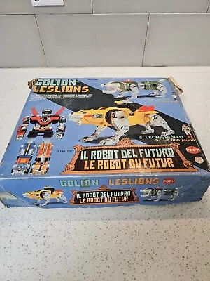 Voltron Diecast Green & Yellow Lions (RARE BOX #77086) • $145