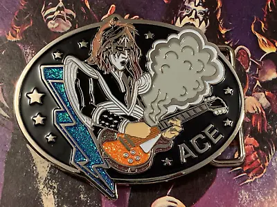 £147.21 • Buy KISS ACE FREHLEY COLLECTIBLE FULL COLOR BELT BUCKLE LIMITED To 50 MADE -RARE!!