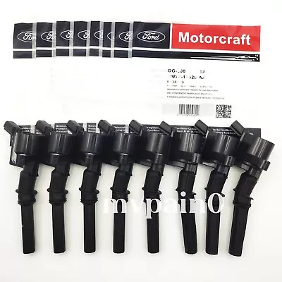 8Pcs Motorcraft DG508 Ignition Coils For Ford F150 4.6L 5.4L 6.8L 3W7Z-12029-AA • $110.99