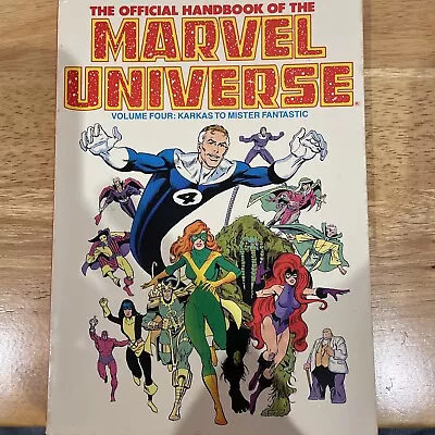 The Official Handbook Of The Marvel Universe TPB Volume 4 (1987) VF/NM K To M • $29.95