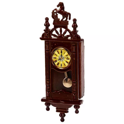  1/12 Scale Dollhouse Wall Clock Decor Miniature Vintage Hanging Model-PH • $8.54