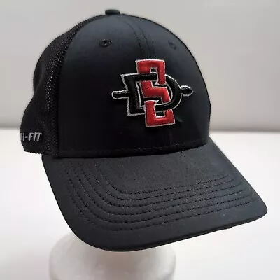 Nike Dri Fit San Diego State Aztecs Hat Legacy91  Football Men's Black Flex Fit • $19.99