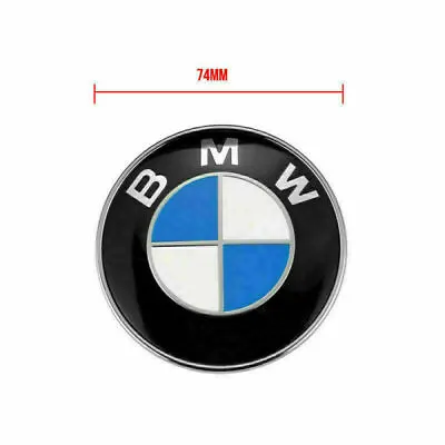 $10.85 • Buy Bonnet Or Rear Trunk For BMW 74mm E38 E31 E53 X5 Z3 Boot Lid Badge 51148132375
