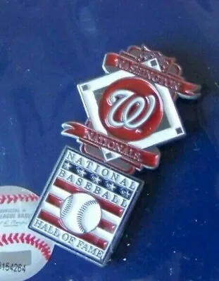 Washington Nationals National Baseball Hall Of Fame Pin MLB C38964 • $13.50