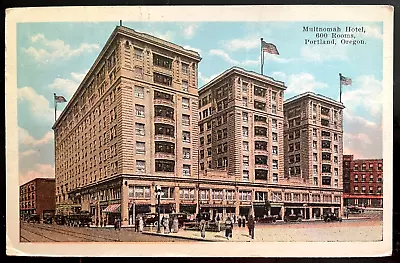 Vintage Postcard 1923 Multnomah Hotel Portland Oregon • $10