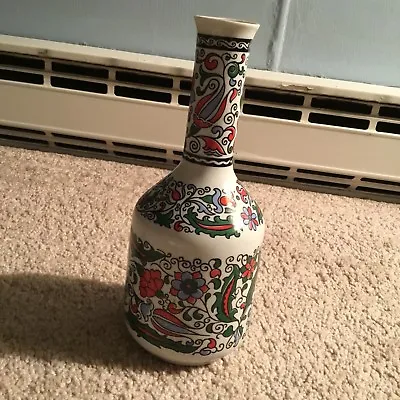 Vintage Metaxa Hand Made Porcelain Decanter/Vase Greece • $25