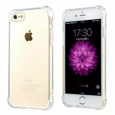 Clear Case For IPhone 15 14 13 12 11 Pro Max XR 7 8 XS Shockproof Silicone Cover • $6.90