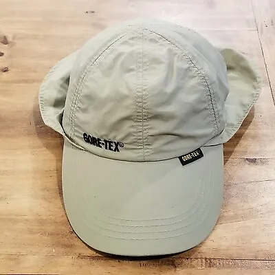 Vintage OC Fishing Hat Cap Adjustable Neck Flap Long Bill Waterproof Resistant • $14.37