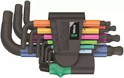 Wera 950/9 Hex-Plus Multicolor 2 L-Key Set Metric 05133164001 • $40.34