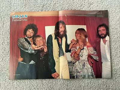 Fleetwood Mac 1977 Vintage Magazine Poster Stevie Nicks Christine Mcvie • $10