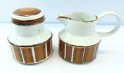 2 Lot Midwinter Earth Creamer Sugar Bowl With Lid • $19.71