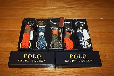 New W/ Gift Box Polo Ralph Lauren Snap-Shackle Or Swivel-Pin Braided Key Fob  • $23.98