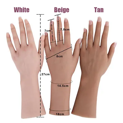 Anzi Silicone Female Hands Model Lifesize Fake Female Hands Mannequin Display • $79.99