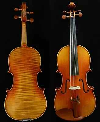 Outstanding 7/8 Violin Master's Own Work 200-y Old Spruce No. W.16 • $1299