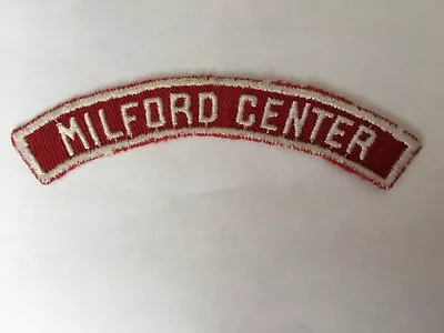 Milford Center RWS Red & White Community Strip  • $2.95