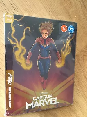 Captain Marvel - Uk Mondo 4k Ultra Hd + Blu-ray Steelbook * New • £22