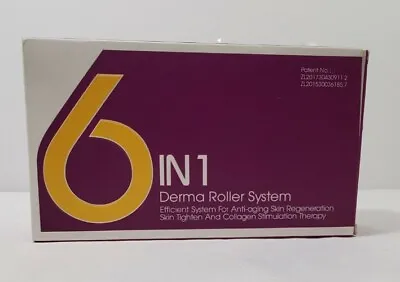 $24.82 • Buy Portable 6 In 1 Derma Roller System Micro Needle Roller Set Skin Care Anti Aging