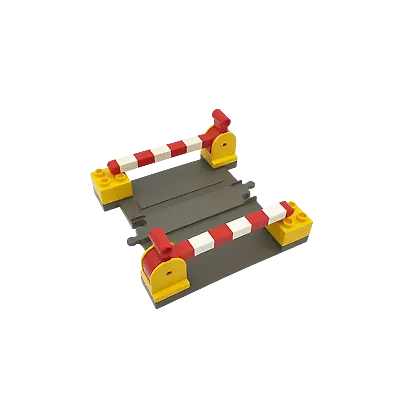 Lego Duplo TRAIN DARK GREY Track With Ramps For Car Crossing + Barriers • $9.85