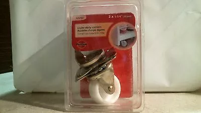 Madico 32253 2 X 1 1/4  32 Mm Light Duty Furniture Casters 2 Pack  FREE SHIPPING • $8