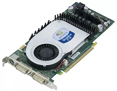 Graphic Card Nvidia QUADRO FX 3400 256MB GDDR3 256-BIT 2xDVI-I S-VIDEO PCI-Ex16 • $105.45