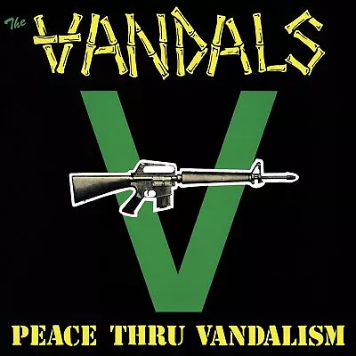 The Vandals - Peace Thru Vandalism - Green/ Black Splatter • $49.46