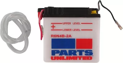 Parts Unlimited 6V Conventional Battery Y6N4B-2A #R6N4B-2A • $20.94