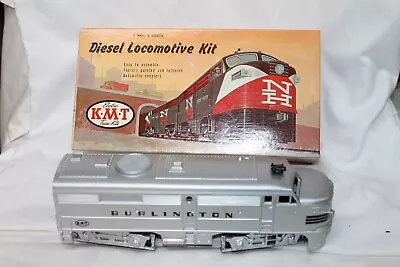 KMT Train Kits Diesel Locomotive Kit Burlington 2716  2 Rail O Gauge W/Box • $34.99