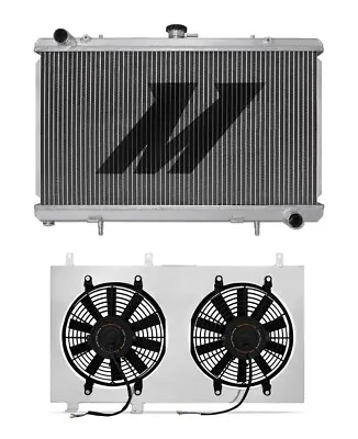 Mishimoto Aluminum Radiator + Fan Shroud Kit For 89-94 Nissan 240sx Sr20det S13 • $511.90