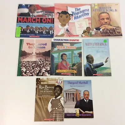 Martin Luther King Jr MLK Civil Rights Black History African American 8 Book Lot • $26.99