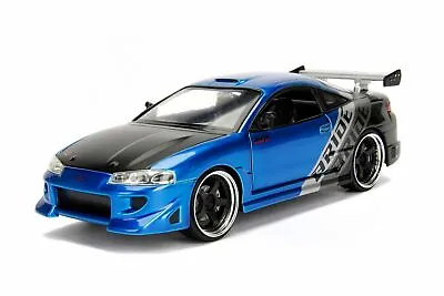 Jada Jdm Tuners 1995 Mitsubishi Eclipse Blue 1:24 Diecast Model New No Box  • $14.95